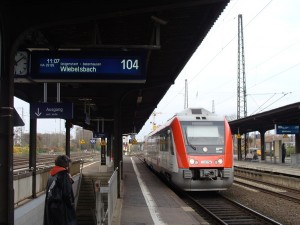 Odenwaldbahn in Hanau