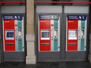 Fahrkartenautomaten Frankfurt Hbf.